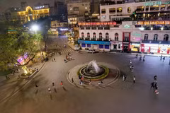 La place Dông Kinh - Nghia Thuc située au cœur de la capitale vietnamienne. Photo: VNA
