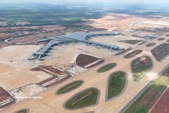 L'aéroport international de Long Thanh, ville de Dong Nai. Photo: VNA