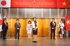 La présidente de l’Alliance des parlementaires d’amitié Japon-Vietnam, Obuchi Yuko. Photo: VNA