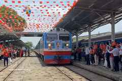 Le tran de la réunification. Photo: VNA