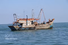 Les navires de pêche opérant dans la province de Ca Mau font l’objet d’un contrôle strict. Photo: VNA
