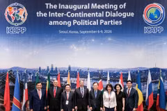 La délégation du PCV au 1er Dialogue intercontinental des partis politiques à Séoul, en septembre 2026. Photo: VNA