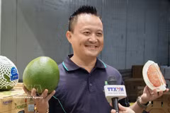 Ly Hoang Duy, président du groupe 4 Ways Fresh, importateur et distributeur de fruits vietnamiens en Australie. Photo: VNA