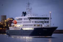 Le navire de croisière international MV Hondius. Photo: Xinhua/VNA