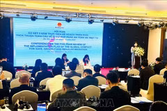 Conférence de bilan après cinq ans de mise en œuvre du plan d'application du Pacte mondial pour des migrations sûres, ordonnées et régulières (GCM) de l'ONU. Photo: VNA