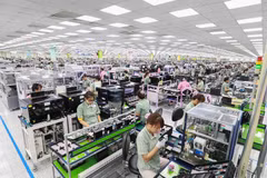 La production de Samsung Vietnam. Photo: VNA