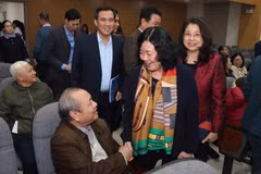 La présidente du CC du Front de la Patrie du Vietnam, Bui Thi Minh Hoai. Photo: VNA
