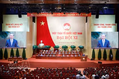 Le 11e Congrès national du Front de la Patrie du Vietnam (FPV) pour le mandat 2026-2031. Photo: VNA