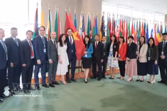 La présence, pour la première fois, d’un représentant vietnamien au Tribunal international du droit de la mer. Photo: VNA
