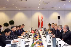 Le secrétaire général du Parti communiste du Vietnam et président de la République, Tô Lâm, appelle les entreprises danoises à renforcer leurs investissements au Vietnam. Photo: VNA