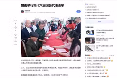 Selon le site de la Télévision centrale de Chine (CCTV), des électeurs à travers tout le pays se sont rendus aux urnes afin de choisir les députés de la 16ᵉ législature de l’Assemblée nationale. Photo: VNA