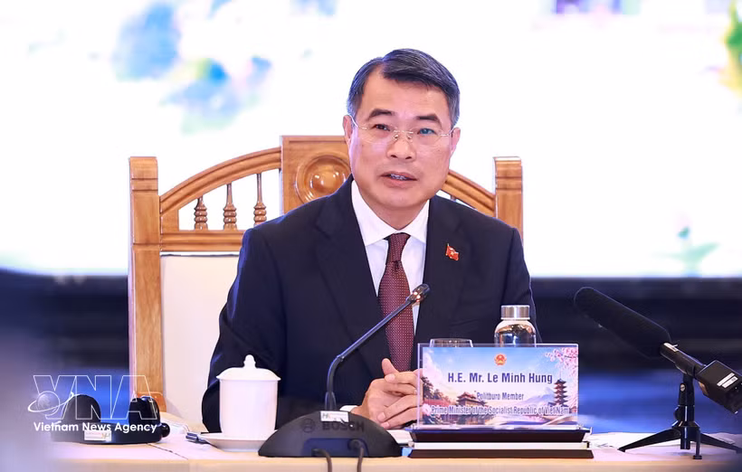 Le Premier ministre Lê Minh Hung. Photo : VNA