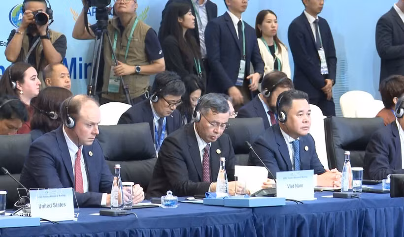 Le ministre des Finances, Ngo Van Tuan, participe à la réunion des ministres des Finances de l’APEC 2026 à Hong Kong (Chine). Photo : VNA