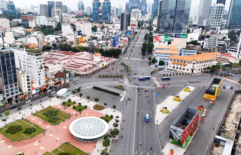 Une vue de Ho Chi Minh-Ville. Photo: VNA