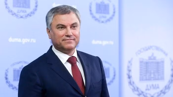 Viatcheslav Volodine a été réélu à la présidence de la Douma d’État de Russie. Photo: IRNA
