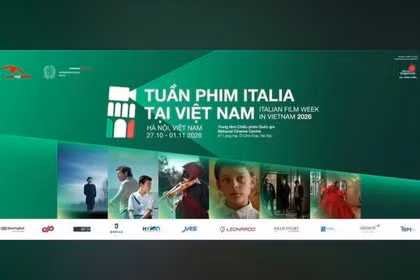 Du 27 octobre au 1er novembre 2026, le Centre national du cinéma à Hanoi accueillera la « Semaine du cinéma italien au Vietnam 2026». Photo : Semaine du cinéma italien au Vietnam 2026