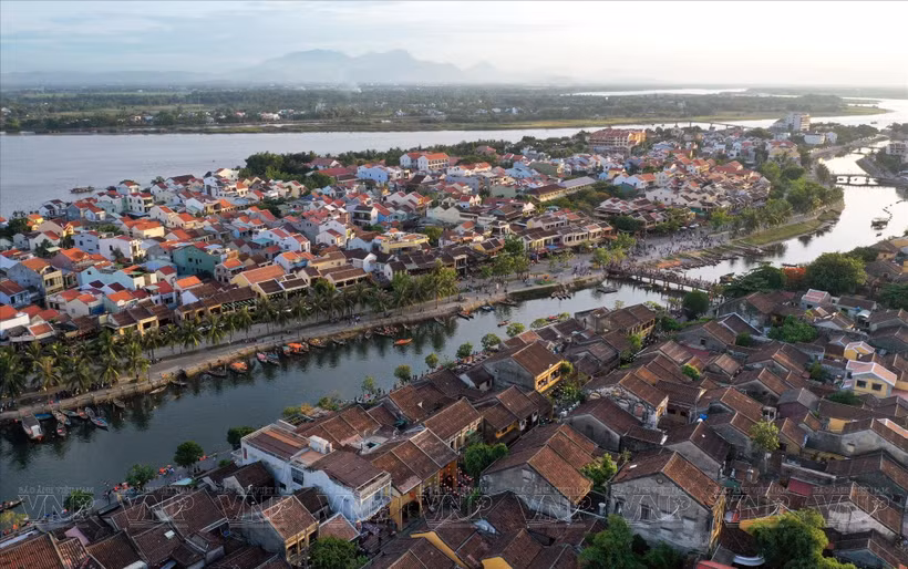 La vieille ville de Hôi An vue d'en haut. Photo: VNP