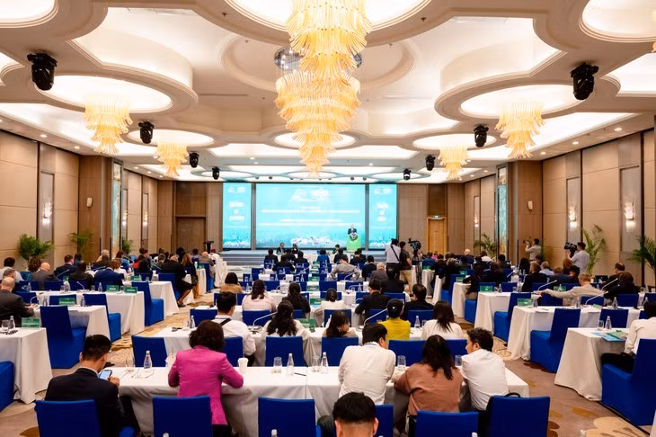 Le Forum parlementaire de la Francophonie sur l’agriculture durable, la sécurité alimentaire et l’adaptation au changement climatique. Photo: quochoi.vn