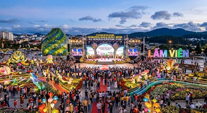 Le 11e Festival des fleurs de Dà Lat se tiendra du 19 au 31 décembre 2026. Photo : Facebook tinnhanhdaknong