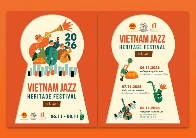 Le premier Festival du patrimoine du jazz du Vietnam aura lieu à Dà Lat du 6 au 8 novembre 2026. Photo : Organisateurs
