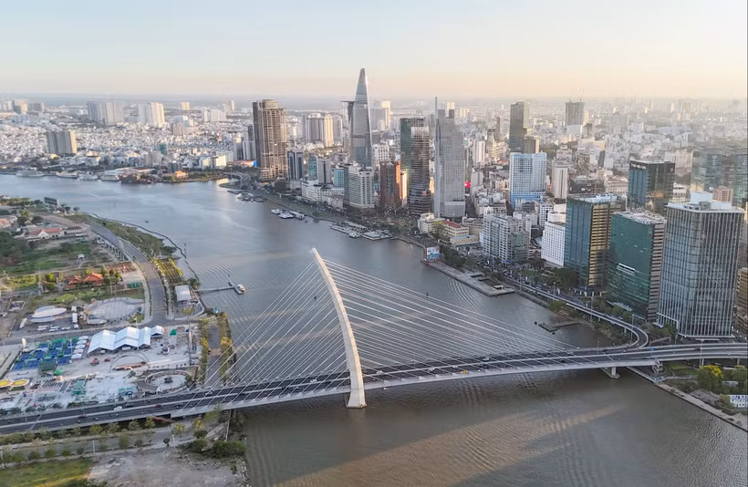Vue aérienne de Hô Chi Minh-Ville. Photo: daibieunhandan.vn