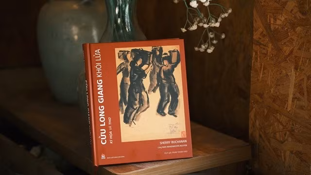 Couverture de Mekong Diaries par Sherry Buchanan et Nam Anandaroopa Nguyen. Photo : Éditions Kim Dông