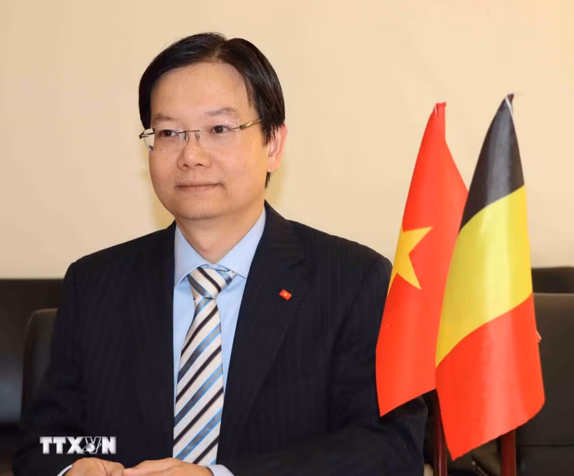Trân Ngoc Quân, conseiller commercial et chef de l’Office du commerce du Vietnam en Belgique et en UE. Photo: VNA