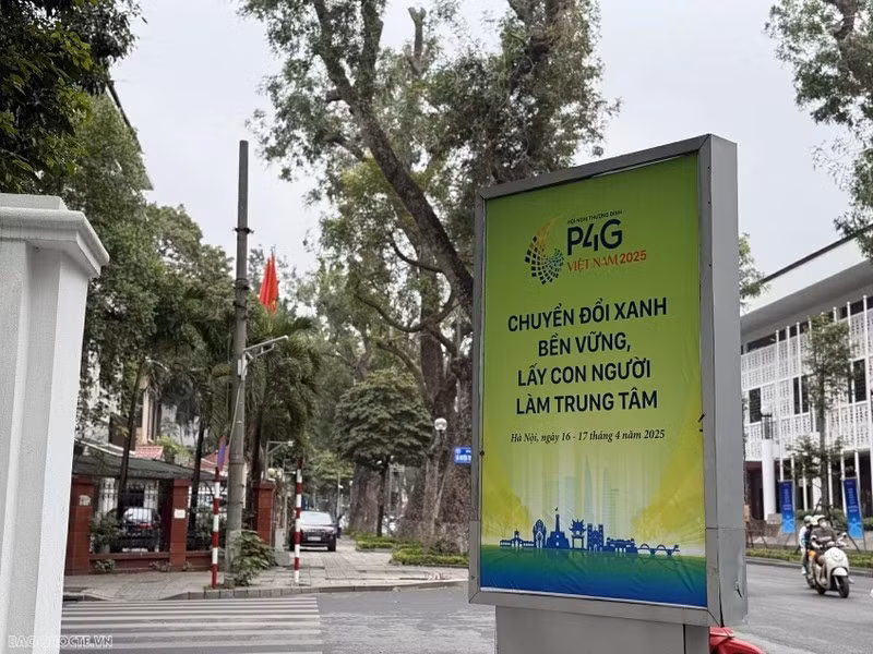 Le 4e Sommet du Partenariat pour la croissance verte et les Objectifs mondiaux 2030 (P4G), organisé pour la première fois par le Vietnam, se tient du 14 au 17 avril à Hanoi. Photo : baoquocte.vn