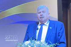 Andrey Belyaninov, secrétaire général du Conseil mondial du peuple et membre de la Commission de la Fédération de Russie pour l’UNESCO. Photo / VNA