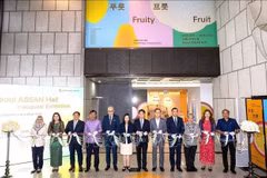Céréùonie d'inauguration du hall ASEAN à Séoul. Photo : VNA