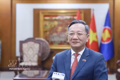 L’ambassadeur du Vietnam au Laos, Nguyen Minh Tâm. Photo : VNA