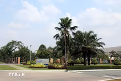La zone industrielle d'Intel, un investisseur majeur du parc technologique de Hô Chi Minh-Ville. Photo : VNA