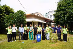 Un projet intitulé « Jardin communautaire de bambous » a été lancé au village d'enfants SOS de Gò Vấp à Hô Chi Minh-Ville pour célébrer la Journée mondiale du bambou le 18 septembre. — Photo gracieuseté des organisateurs 
