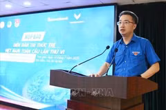 Nguyên Tuong Lâm, secrétaire du Comité central de l’Union de la jeunesse et président de l’Association des jeunes vietnamiens. Photo : VNA
