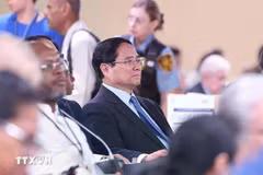 Le Premier ministre Pham Minh Chinh assiste à la cérémonie d'ouverture de la troisième Conférence des Nations Unies sur les océans (UNOC 3) à Nice, en France (Photo : VNA)
