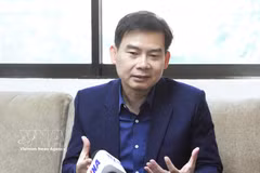 Le Dr Chheang Vannarith, secrétaire général adjoint et chef du groupe consultatif de l’Assemblée nationale du Cambodge. Photo : VNA
