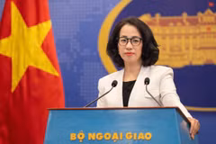 La porte-parole du ministère vietnamien des Affaires étrangères, Pham Thu Hang. Photo : VNA