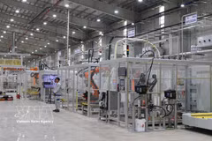 Usine de production et d’assemblage de moteurs Yuchai de la société par actions Kim Long Motor, dans la zone économique de Chân Mây-Lăng Cô. Photo: VNA