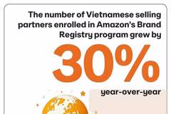Les ventes de produits vietnamiens sur Amazon ont connu une forte hausse. Photo fournie par Amazon Global Selling