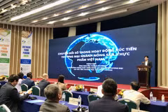 Lors de la conférence internationale « Marque alimentaire du Vietnam 2025 », tenue le 12 novembre à Hô Chi Minh-Ville. Photo : VNA