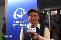 Le président de l’Association des Vietnamiens de Canberra, président de l’Association des entrepreneurs vietnamiens de la ville, et récipiendaire de la Médaille de l’Ordre d’Australie (OAM), Harry Hoang. Phôt : VNA