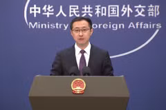 Lin Jian, porte-parole du ministère chinois des Affaires étrangères. Photo: VCG