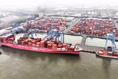 Port international de Cai Mep-Thi Vai, dans la province méridionale de Ba Ria-Vung Tau. Image d'illustration. (Photo : VNA)