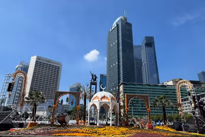Centre de Jakarta. Photo : VNA