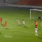 L'équipe nationale vietnamienne de football des moins de 23 ans (U23) a fait match nul 1-1 avec l’équipe U23 du Koweït. Photo: VNA