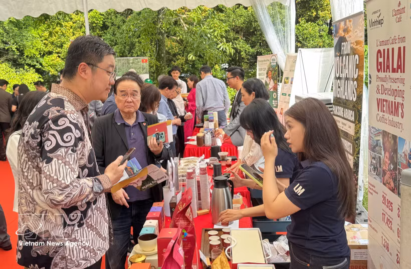 Festival du café vietnamien à Singapour 2026. Photo : VNA