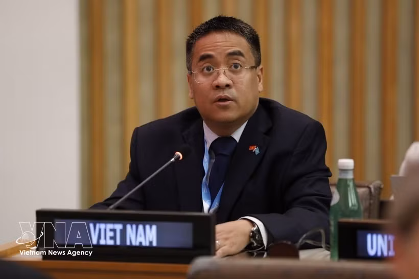 Le ministre-conseiller Nguyen Hai Luu, chef adjoint de la Mission permanente du Vietnam auprès de l’ONU. Photo : VNA