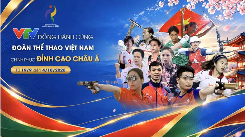VTV détient les droits exclusifs de diffusion de l’ASIAD 20 au Vietnam. Photo : vtv.vn