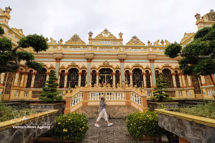 La pagode Vinh Trang, joyau architectural de la province de Dong Thap 