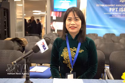 Truong Thi Hong, présidente de l’Association des Vietnamiens en Israël. Photo : VNA